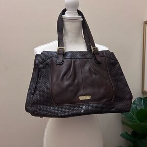 Vintage Cole Haan brown leather bag